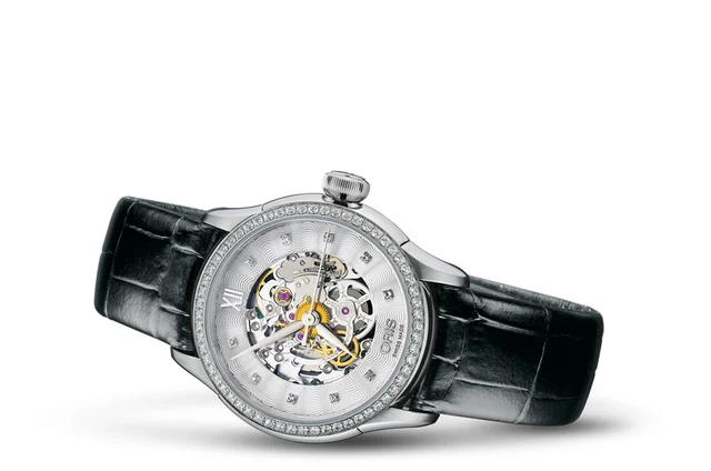 Oris Artelier Skeleton Diamonds 01 560 7604 4919-07 5 16 60FC kol saati