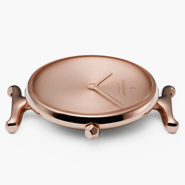 Nordgreen Unika 28mm - Rose Gold - Brushed Metal Dial WATCHUN28RGBM kol saati