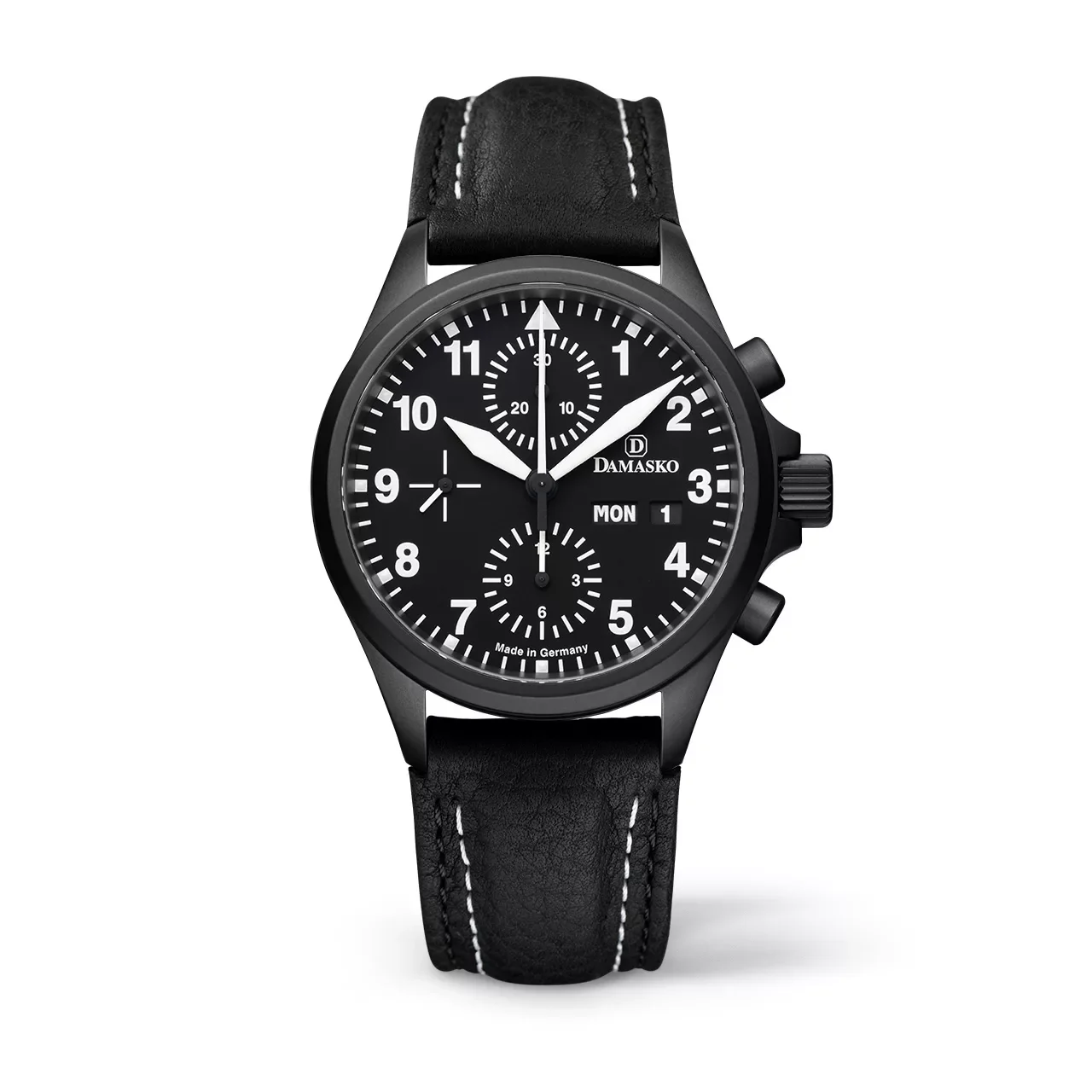 Damasko DC56-BLACK-LB-BLACK-WHITE-DS DAMASKO-DC56-BLACK-LB-BLACK-WHITE-DS 40 mm kol saati