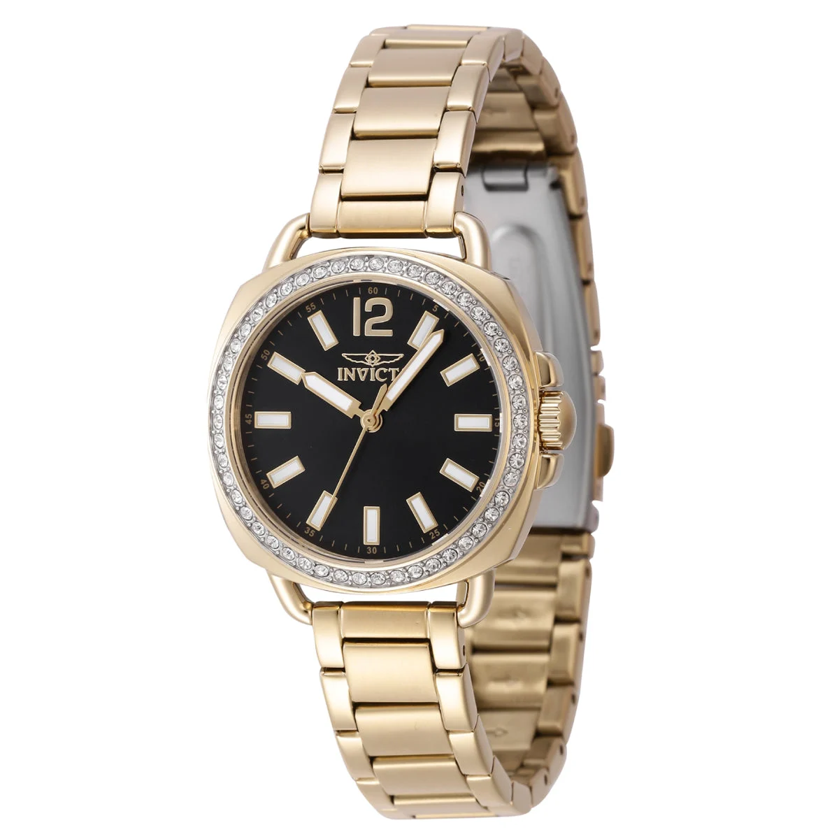 Invicta Open Box Wildflower Watch - 32mm, Gold (AIC-47328) 32 mm kol saati