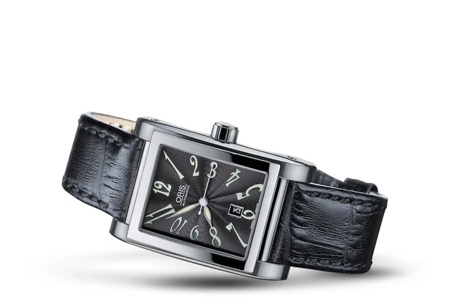 Oris Rectangular Date 2002 01 561 7526 4064-07 5 16 44FC kol saati