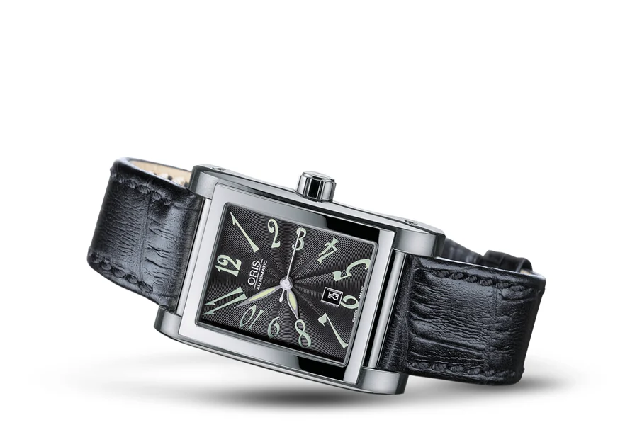 Oris Rectangular Date 2002 01 561 7526 4064-07 5 16 44FC 24 mm kol saati