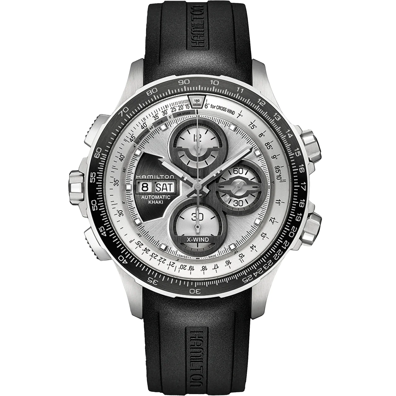Hamilton Khaki Aviation X-Wind Auto Chrono H77726351 45 mm kol saati