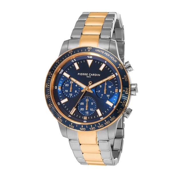 Velocity Mulitdrive Twotone Gold and Silver with Twotone Gold and Silver Metal Strap CF.10