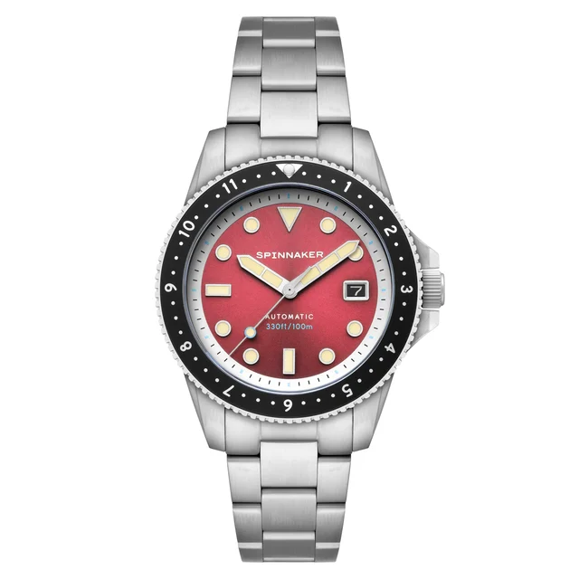 Croft Pioneer Automatic Sangria Red SP-5136-44 kol saati