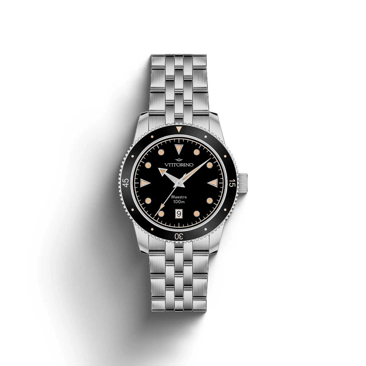 Vittorino Watches Legacy Black 40 mm kol saati