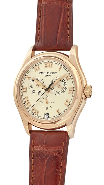 Patek Philippe PATEK PHILIPPE REF. 5035R, ANNUAL CALENDAR “BLANC CERAMIQUE DIAL”, 18K PINK