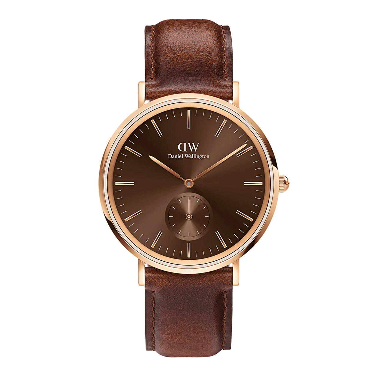 DANIEL WELLINGTON Classic Multi-Eye St Mawes Amber Rose Gold DW00600707 40 mm kol saati
