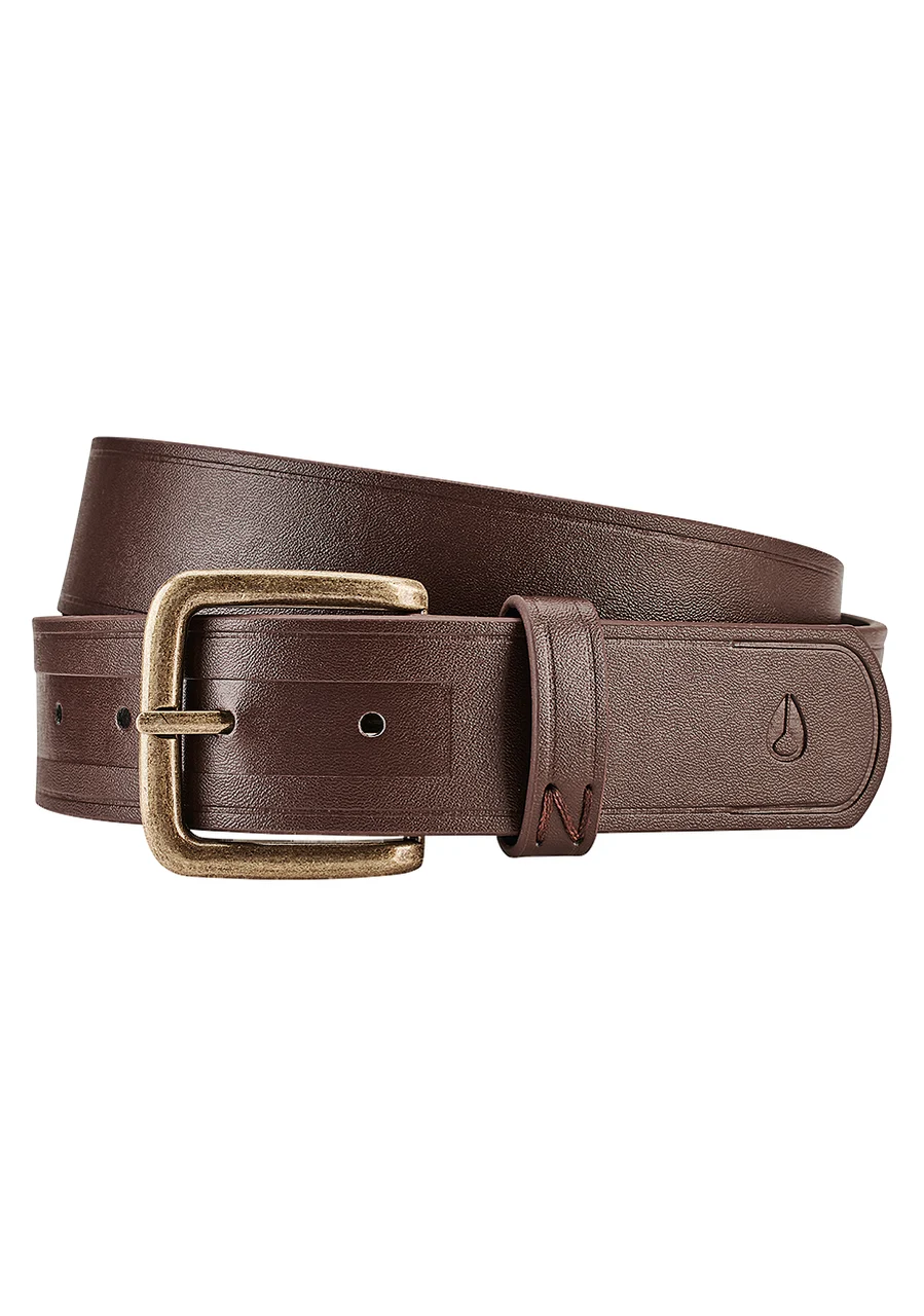 Nixon US DNA Vegan Belt - Brown / Gold C2980-2826-01 kol saati