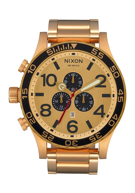 Nixon US Chrono - All Gold / Gold / Black A083-3192-00 kol saati