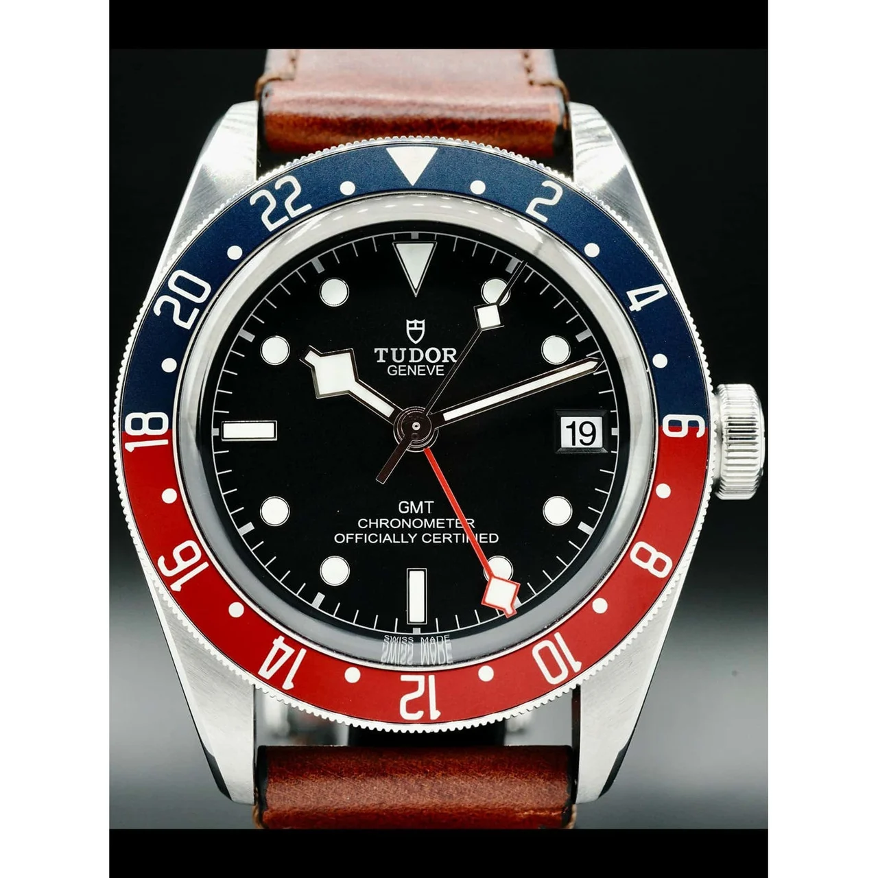 Tudor GMT on Leather 210000056914 41 mm kol saati