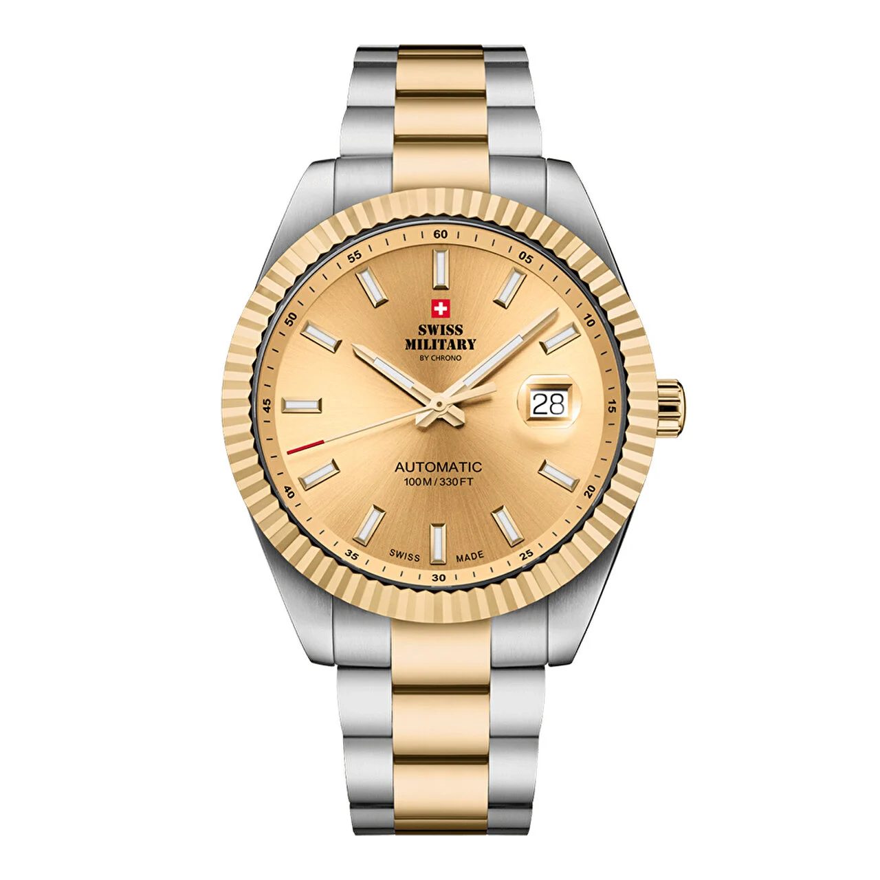 SWISS MILITARY BY CHRONO SMA34110.07 41 mm kol saati
