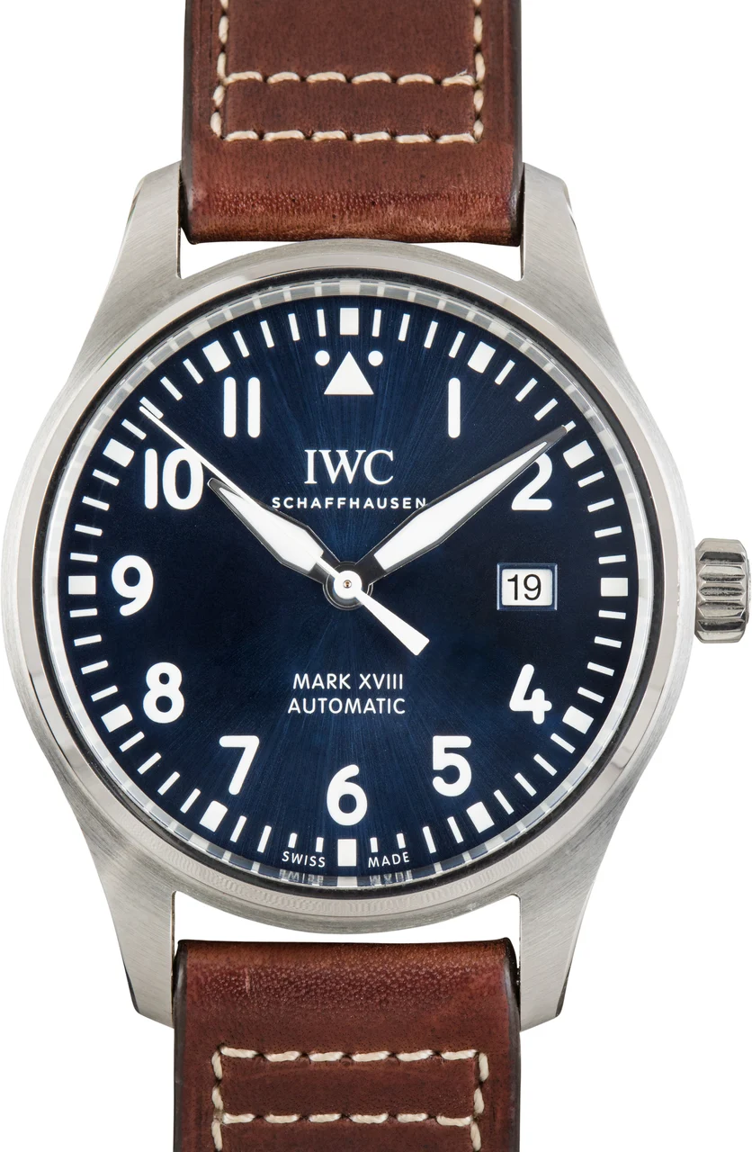 IWC Pilot's Watch Mark XVIII Edition Le Petit Prince IW327010 Blue Dial 41 mm kol saati