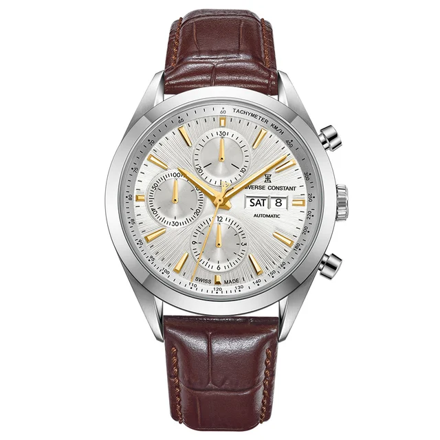 Universe Constant Galactica Chrono Tri-Compax UC8650 kol saati