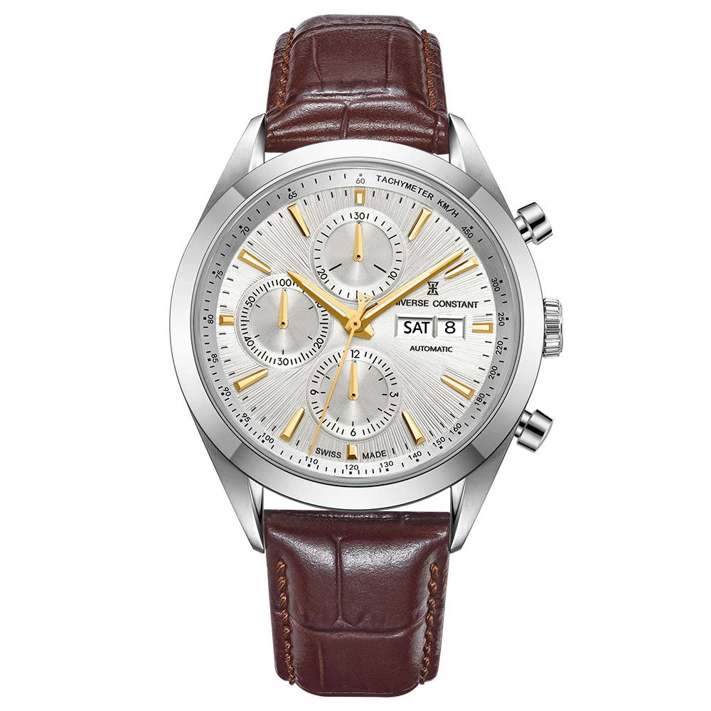 Universe Constant Galactica Chrono Tri-Compax UC8650 42 mm kol saati