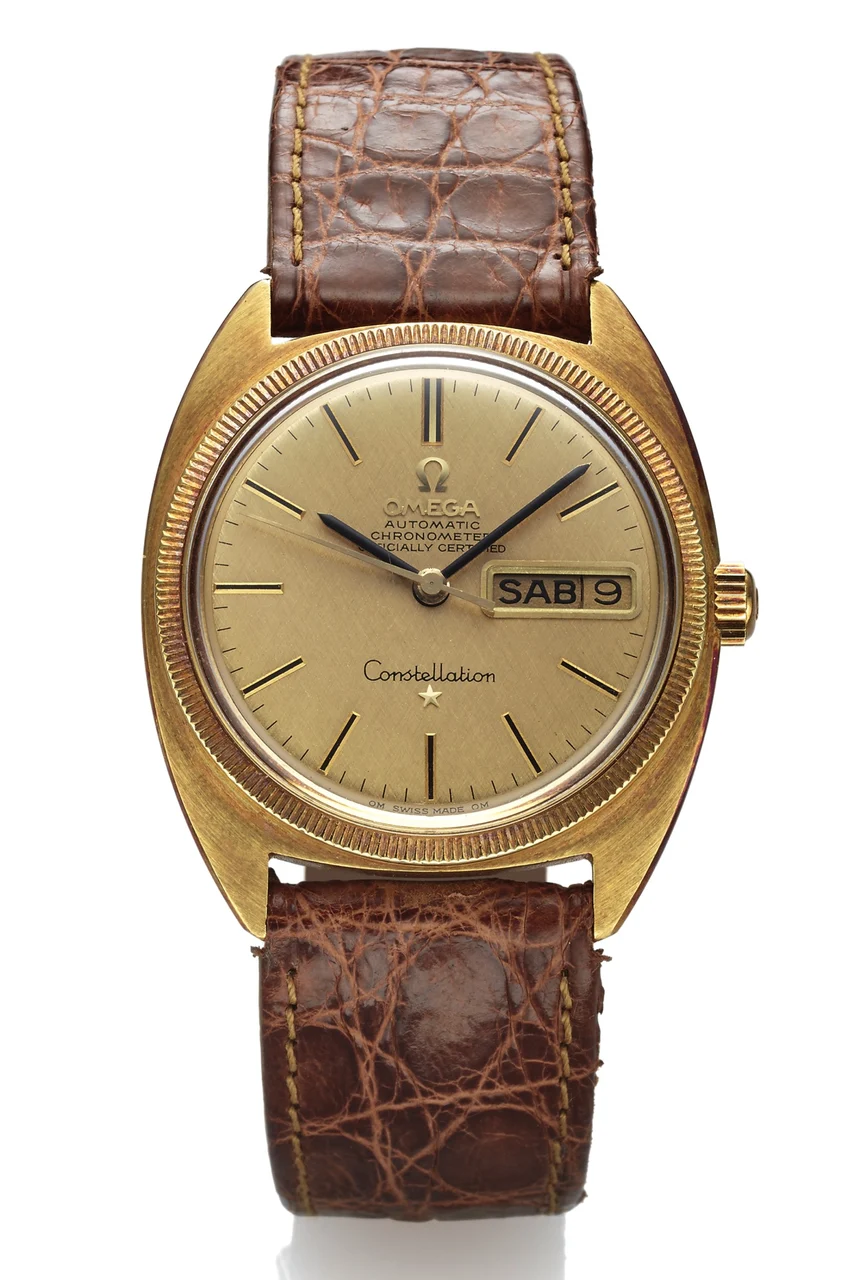 OMEGA OMEGA REF. 168029 CONSTELLATION YELLOW GOLD 34 mm kol saati