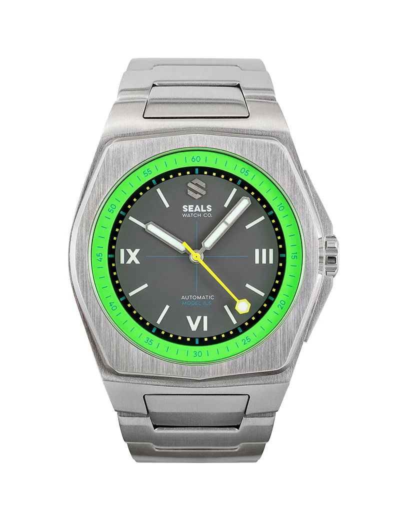 Seals Watch Co A5-GRN 41 mm kol saati