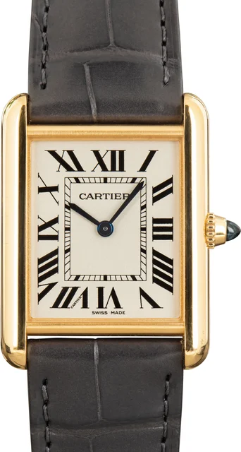 Cartier Tank Louis WGTA0067 Yellow Gold Medium Model kol saati