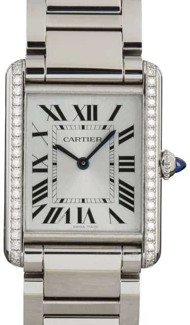 Cartier Tank Must W4TA0017 Diamond Case kol saati