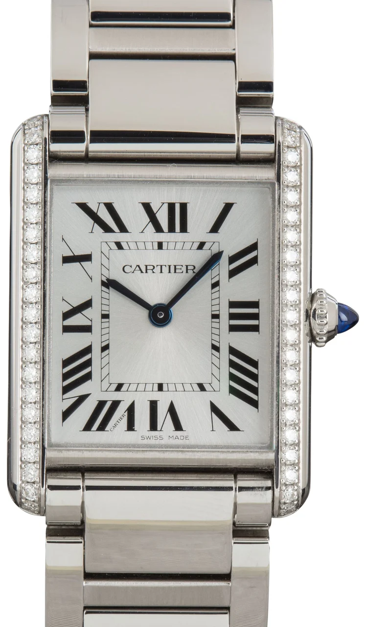 Cartier Tank Must W4TA0017 Diamond Case kol saati