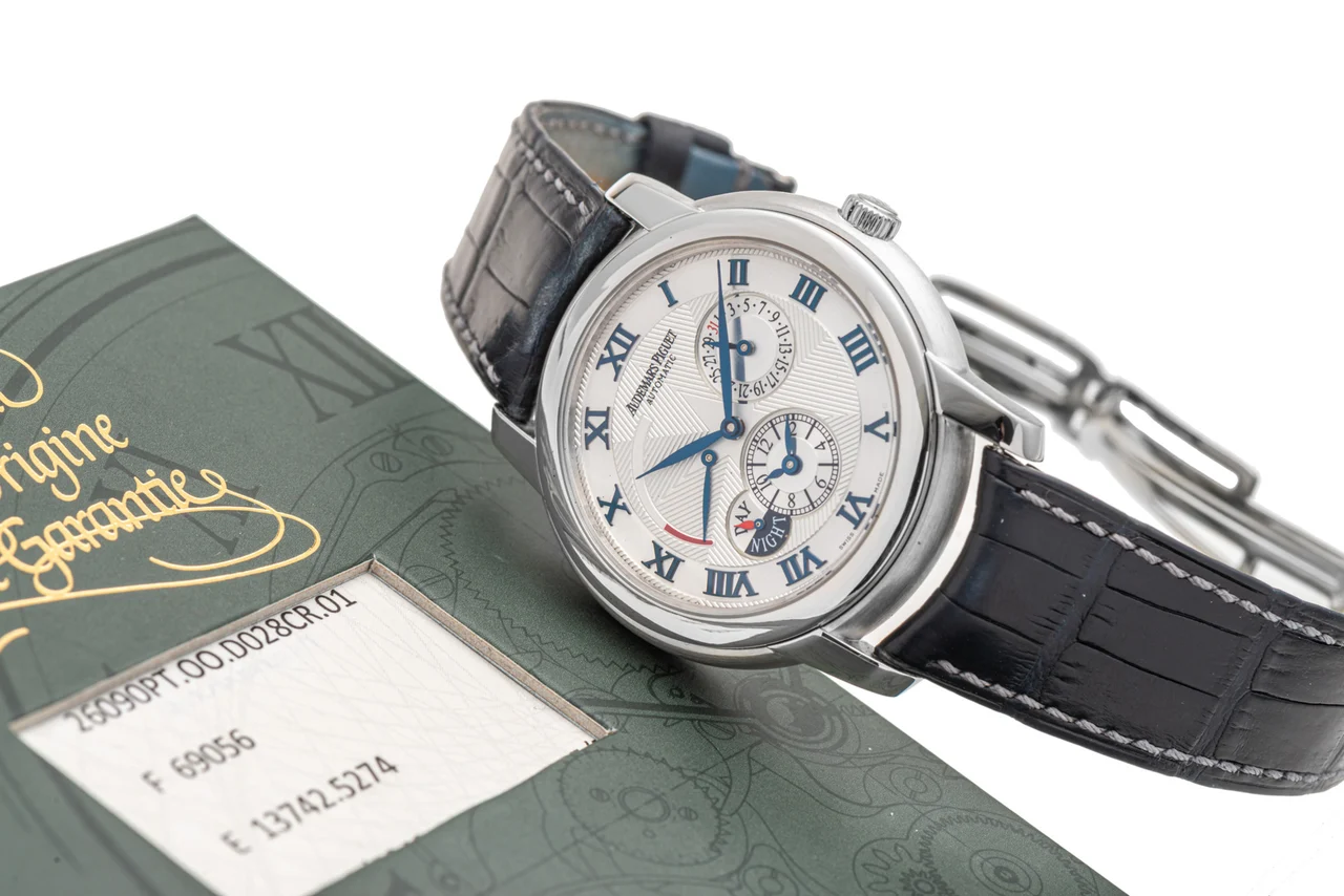 Audemars Piguet AUDEMARS PIGUET, REF. 26090, JULES AUDEMARS ARNOLD’S ALL STARS, PLATINUM, LIMITED EDITION OF 99 kol saati