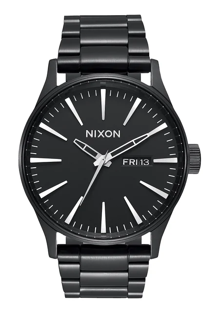 Nixon US Sentry Stainless Steel - All Black A356-001-00 kol saati