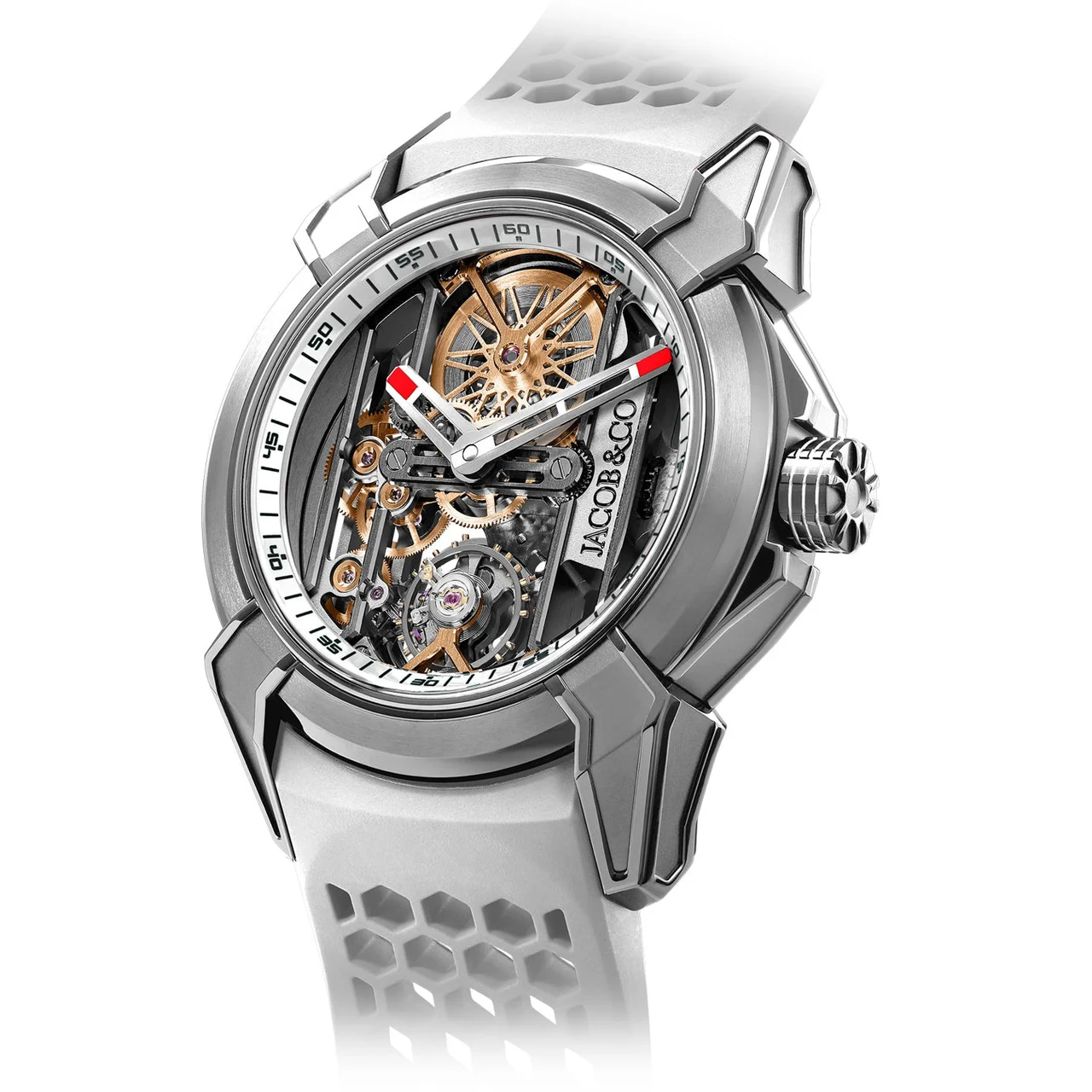 Jacob & Co. Jacob & Co. Epic X Skeleton White EX110.20.AA.AI.A kol saati