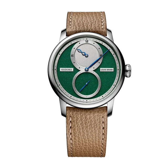 Louis Erard KUDOKE Le Régulateur 42mm - Forest Green 85237AA49.BVA178 kol saati