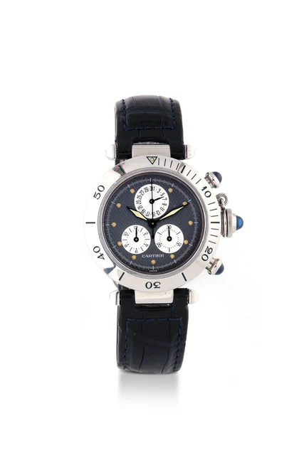 Cartier Pasha Chronograph Steel 1352 1 kol saati