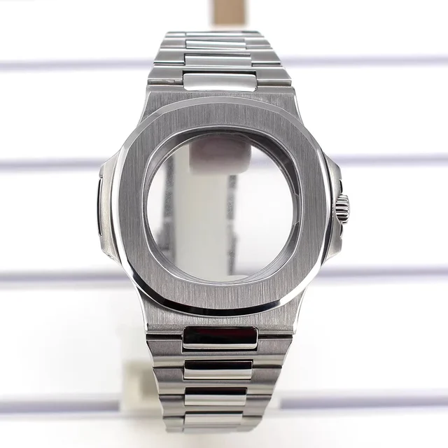 Tandorio Watches Stunning Miyota 9015 watch case 43mm Nautilus Mod Case super thin 10mm 10