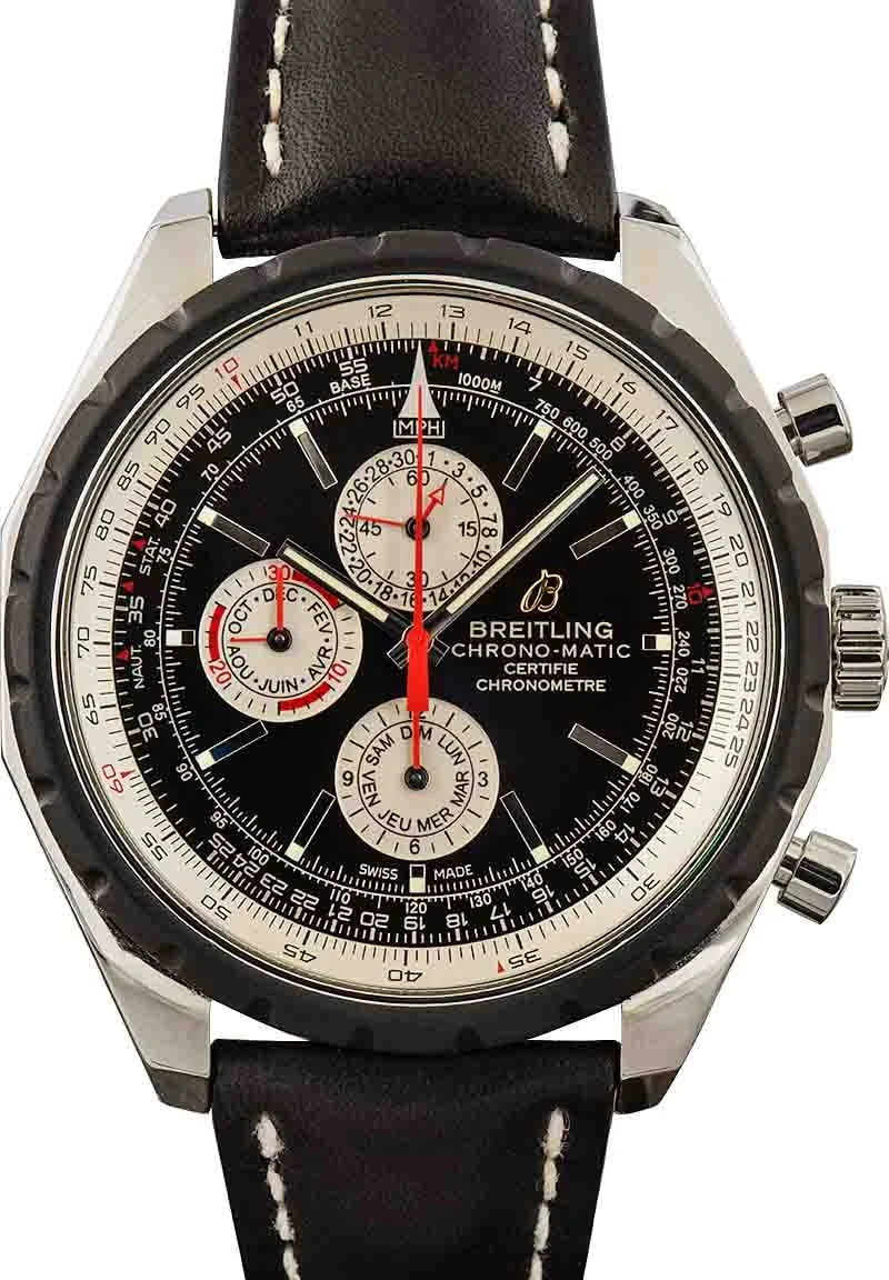 Breitling Navitimer Chronomatic Stainless Steel AB0121211G1A1 49 mm kol saati