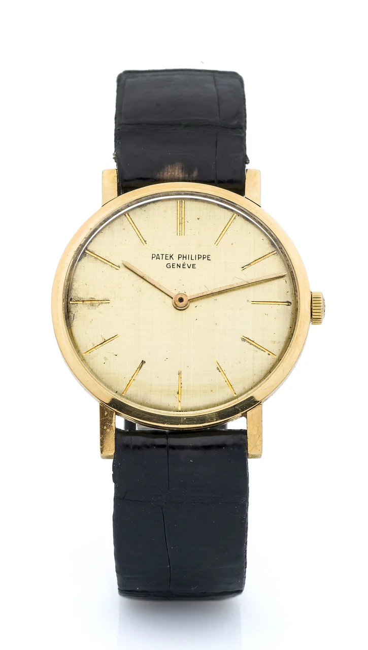 Patek Philippe PATEK PHILIPPE, REF. 3426 A fine, thin, manual wind, 18k yellow gold dress wristwatch. kol saati