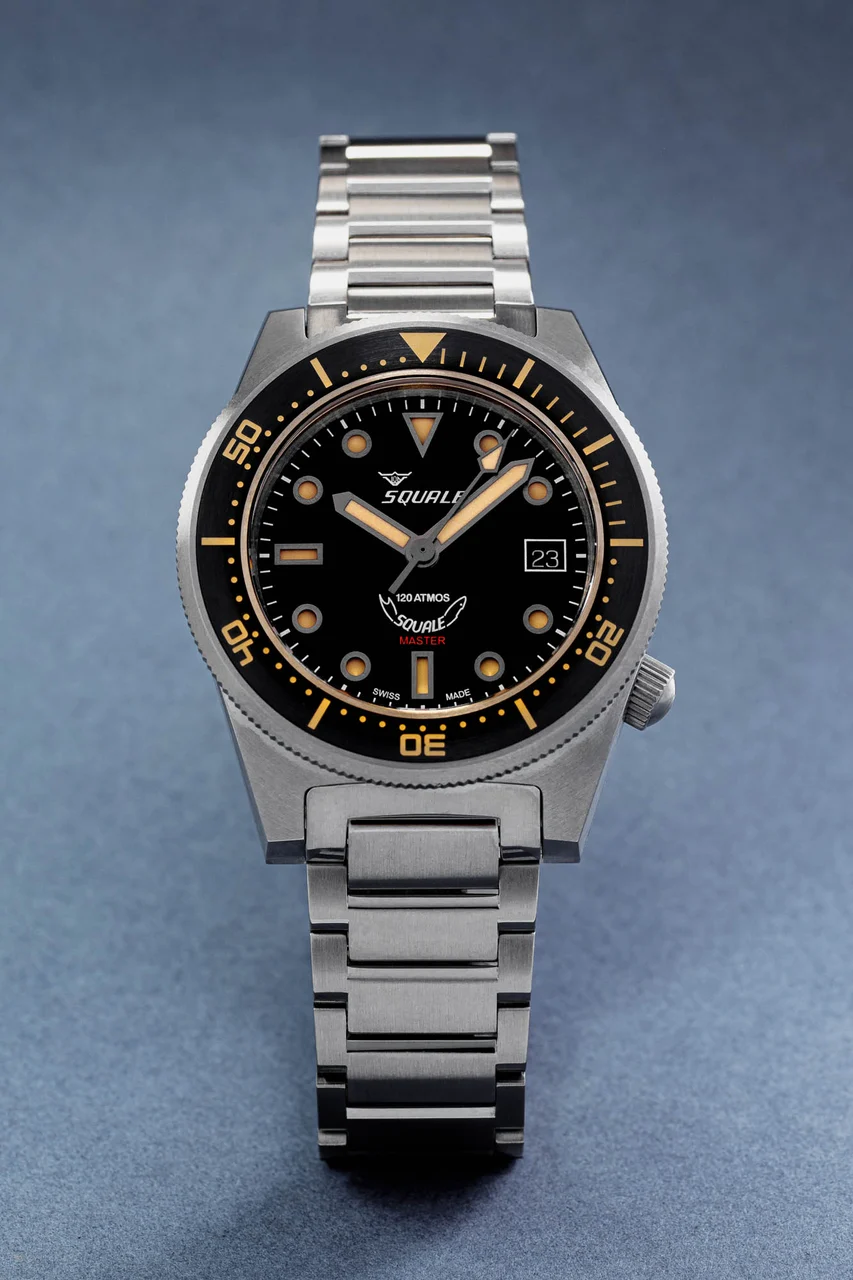 Squale Master Titanium 120 ATM Ref. MASTIBKBK.TI20 42 mm kol saati