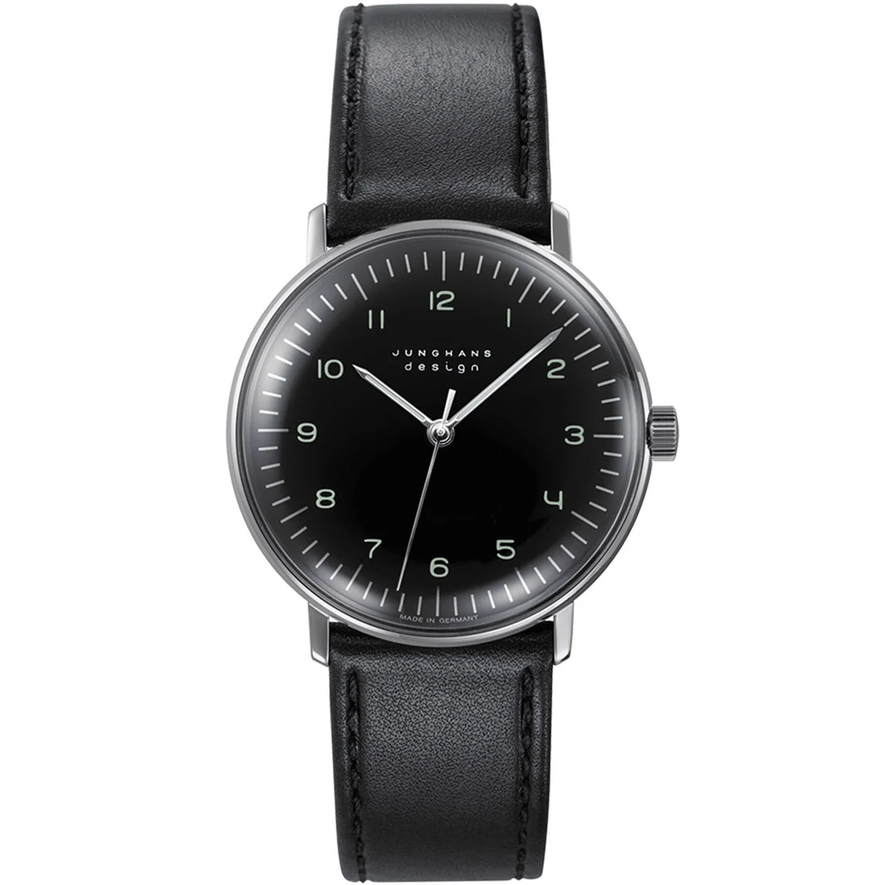Junghans Max Bill Handaufzug 027/3702.02 kol saati