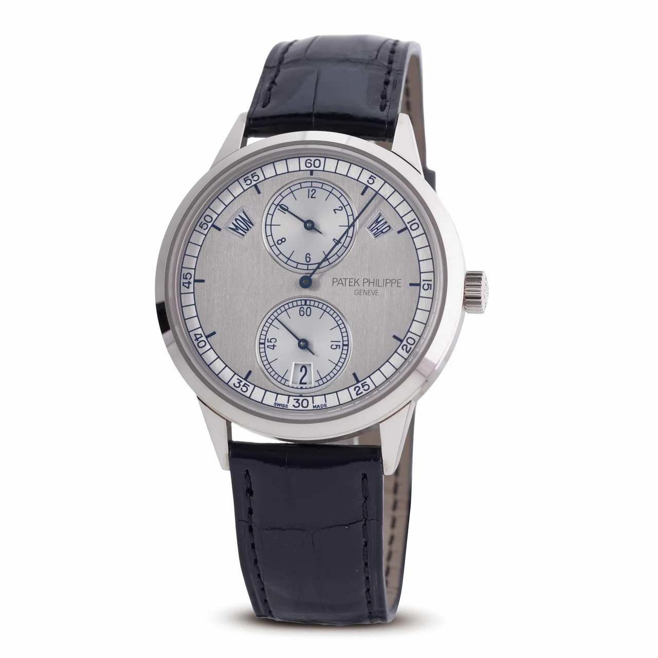 Patek Philippe PATEK PHILIPPE REF 5235G-001 ANNUAL CALENDAR REGULATOR DIAL WHITE GOLD kol saati