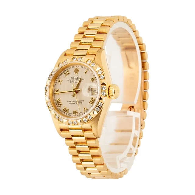 Rolex Datejust 69258 18k Yellow Gold kol saati