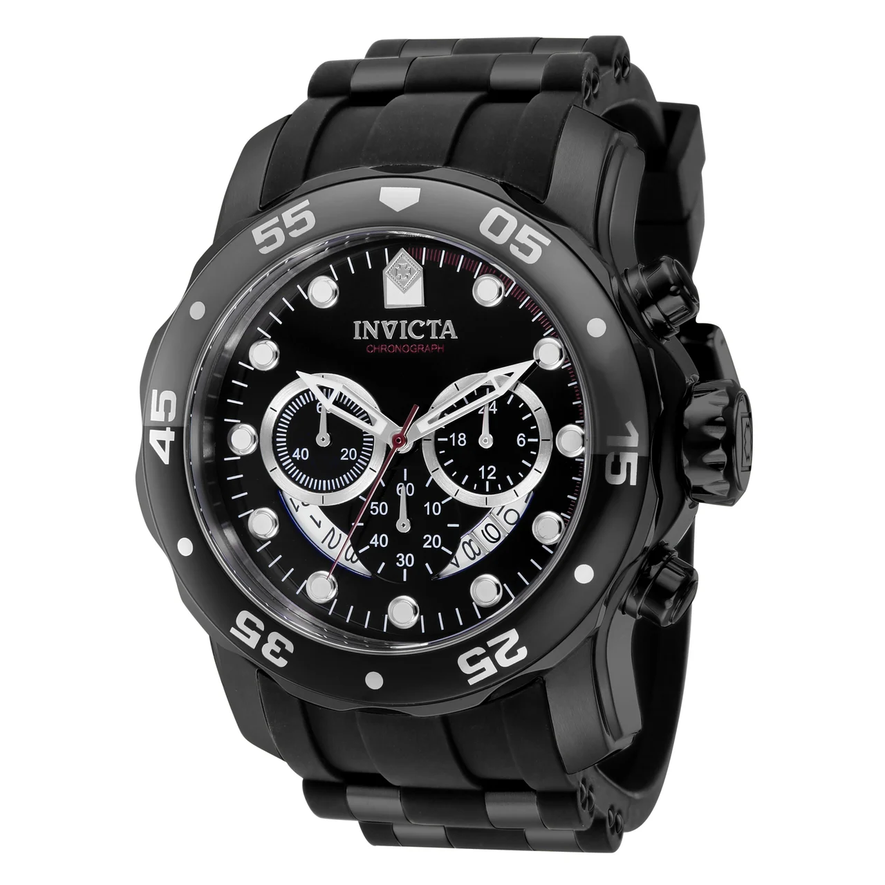 Invicta Pro Diver SCUBA Watch - 48mm. Black (37231) 48 mm kol saati