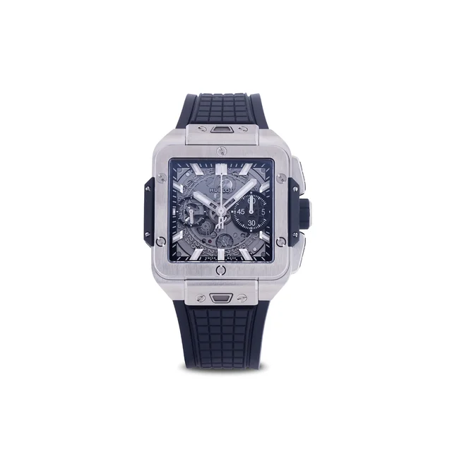 Hublot HUBLOT, REF. 821.NX.0170.RX, SQUARE BANG UNICO, TITANIUM kol saati