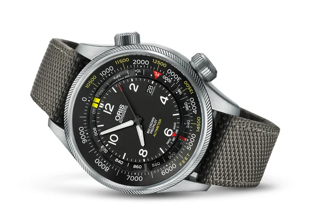 Oris Big Crown ProPilot Altimeter with Feet Scale 01 733 7705 4134-Set 5 23 17FC kol saati