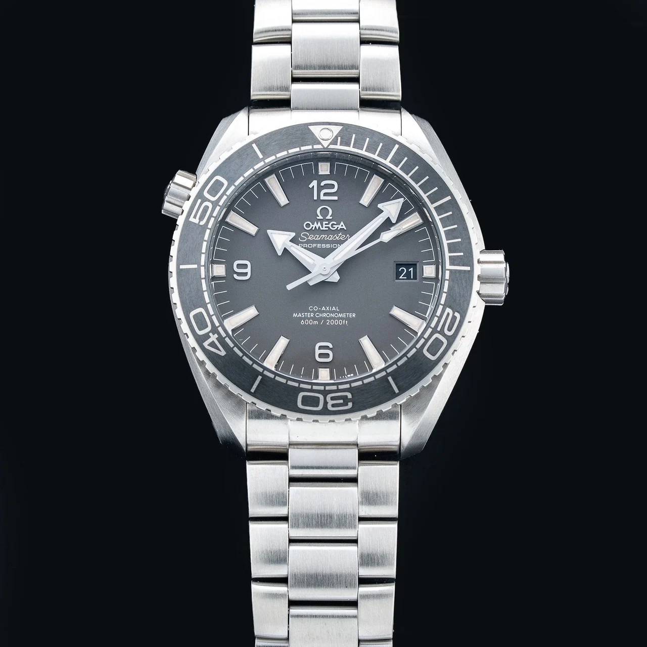 OMEGA Planet Ocean Seamaster 600M Grey 210009N29278 43.5 mm kol saati