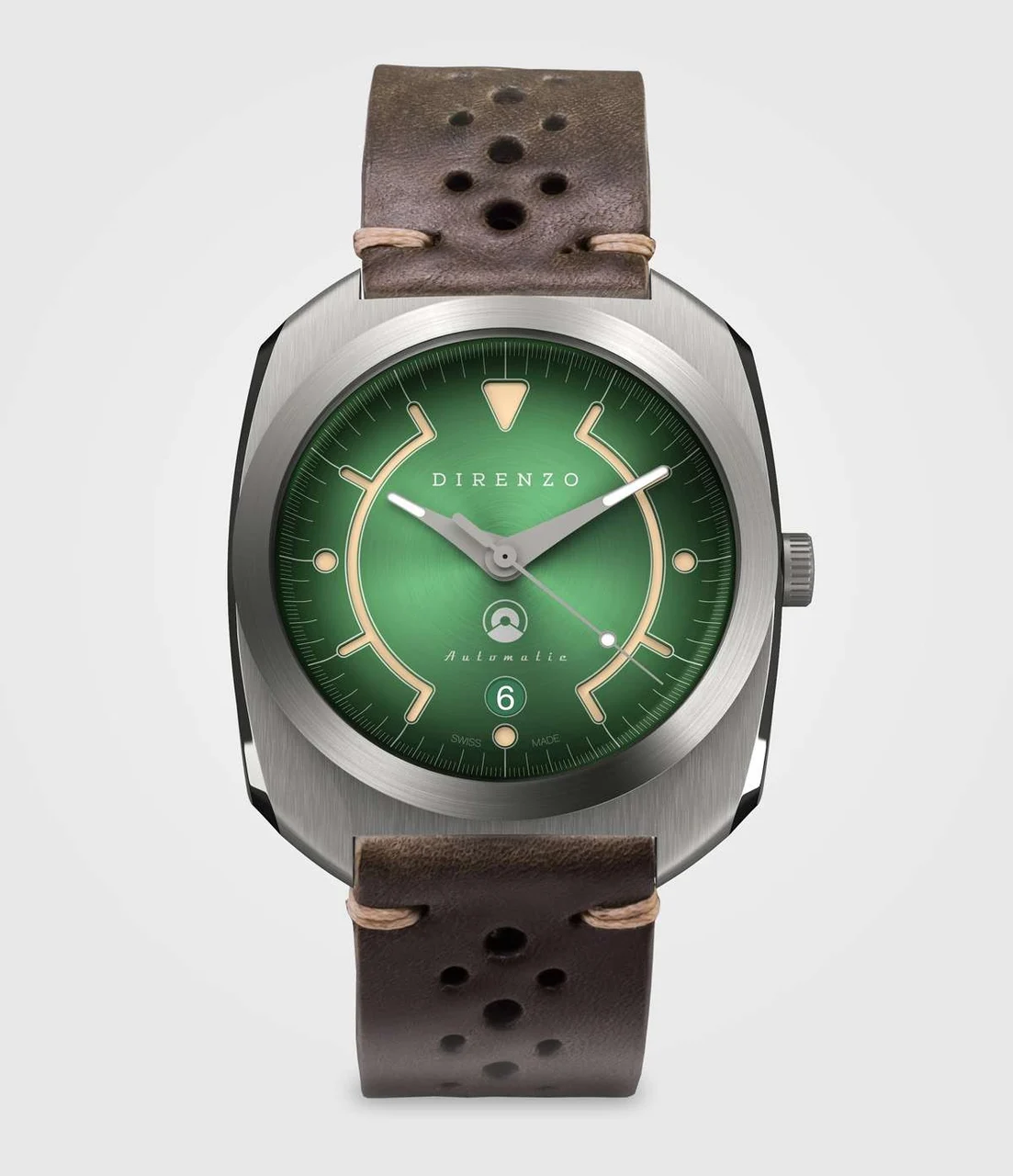 Direnzo DRZ 02 green – date 41 mm kol saati