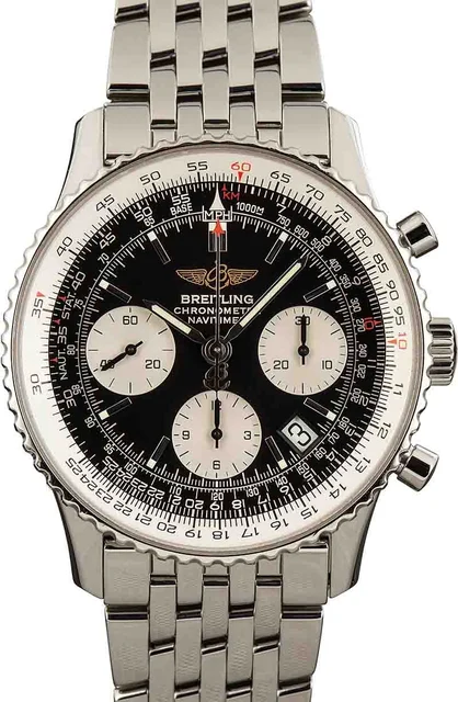 Breitling Navitimer Black Dial A23322 kol saati