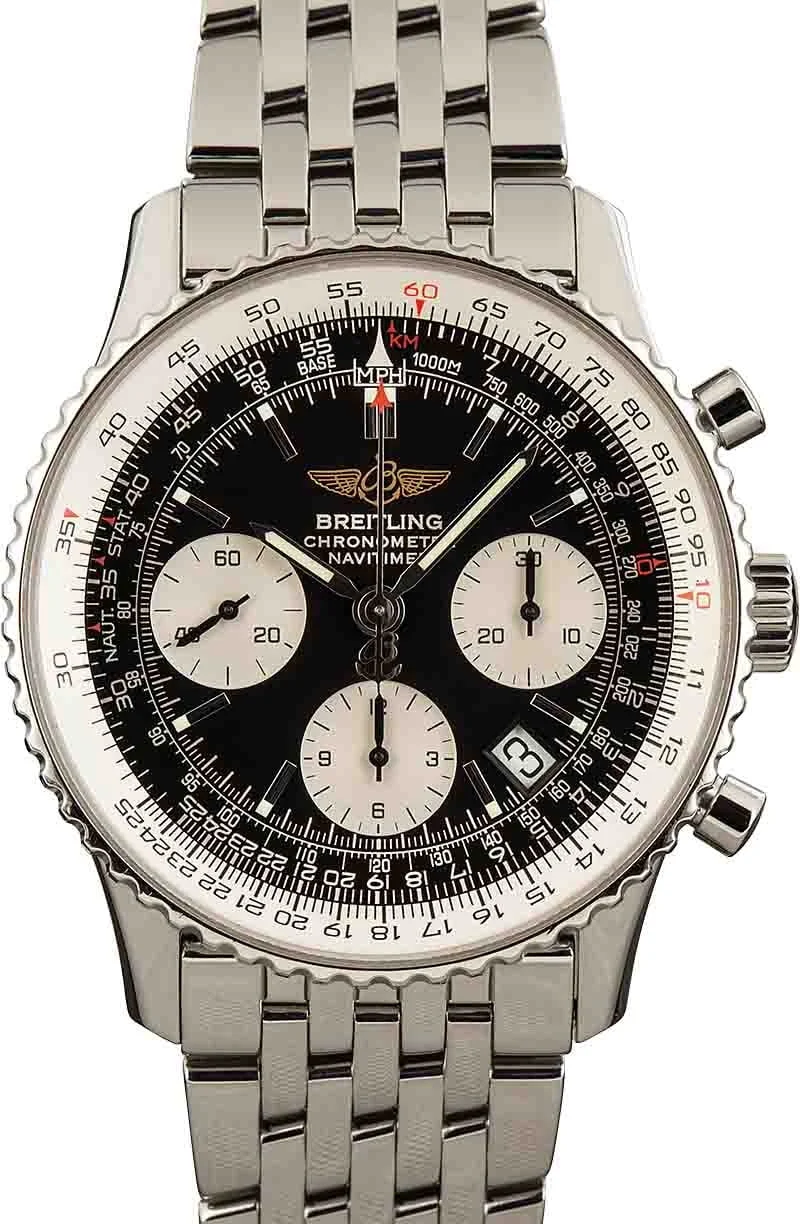 Breitling Navitimer Black Dial A23322 41.8 mm kol saati
