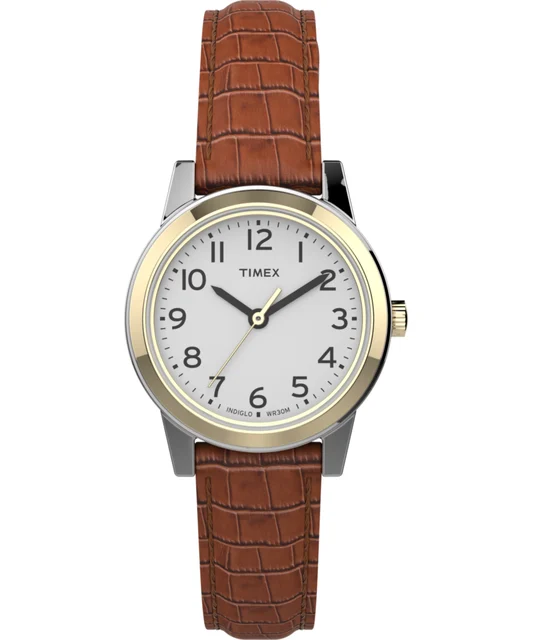 Timex Easy Reader® 26mm Leather Strap Watch TW2V26900 kol saati