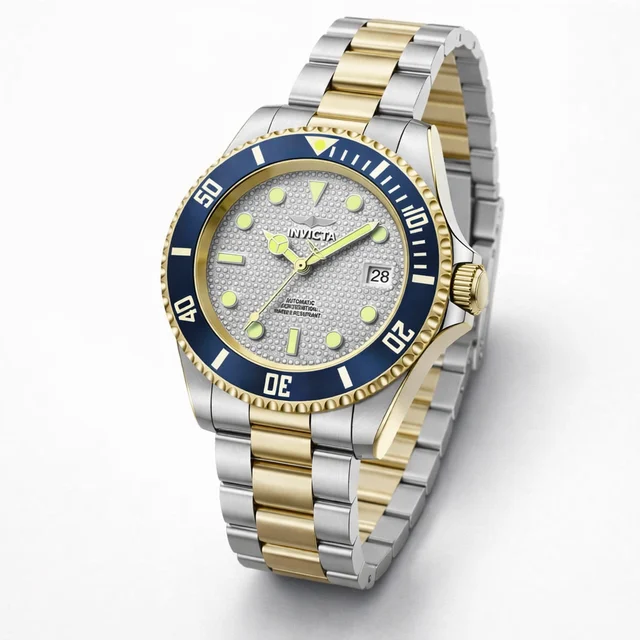 Invicta Pro Diver Velaquest Automatic Watch - 43mm. Gold. Steel (50283) kol saati
