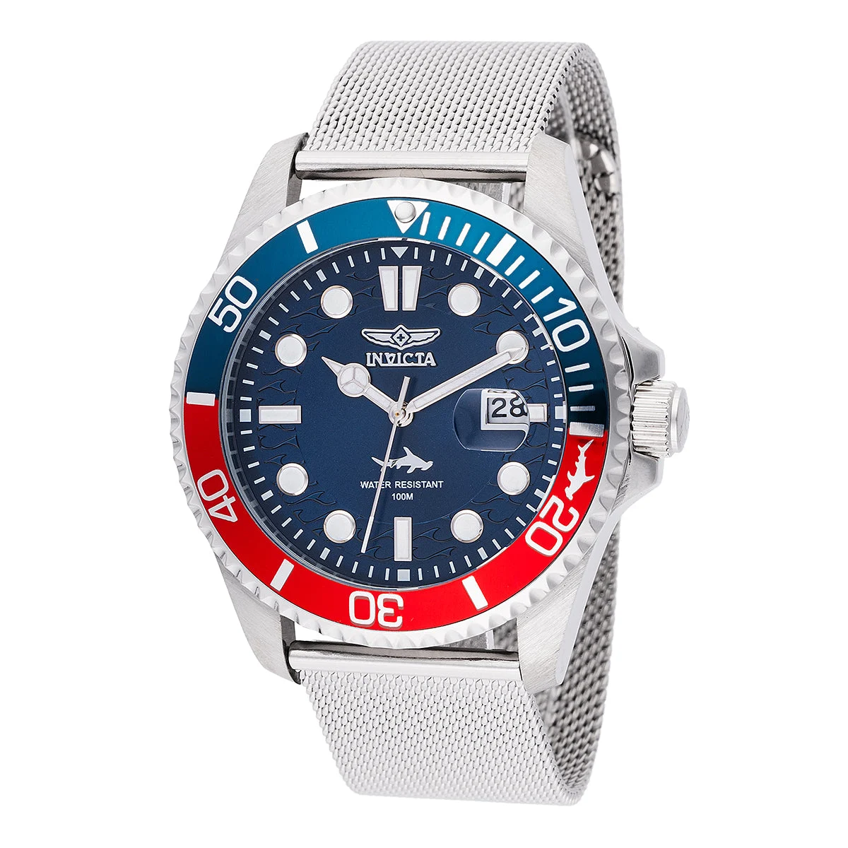 Invicta Pro Diver Curve Watch - 43mm. Steel (47175) 43 mm kol saati