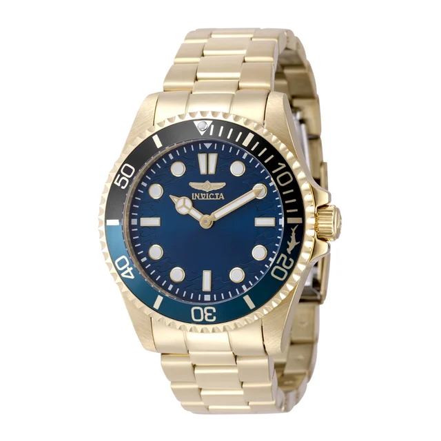 Invicta Pro Diver Crestcore Watch - 43mm. Gold (49707) kol saati
