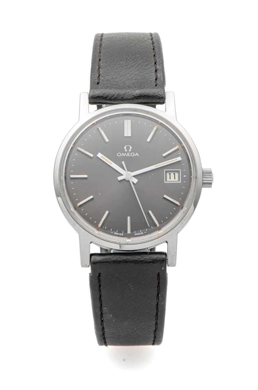 OMEGA OMEGA, REF. 136.0104, GREY DIAL, NEW OLD STOCK, STEEL kol saati