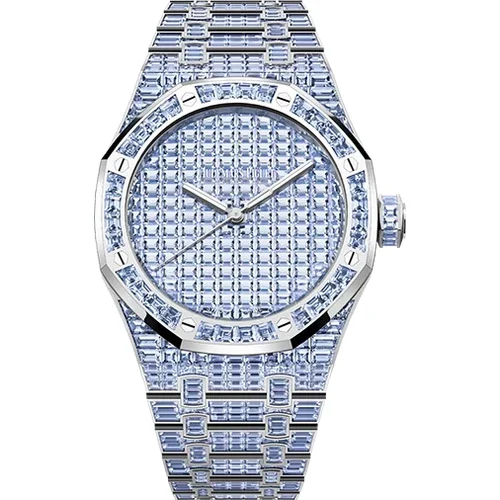 Audemars Piguet Selfwinding Tanzanite "50th Anniversary" 15514BC.TF.1284BC.01 41 mm kol saati