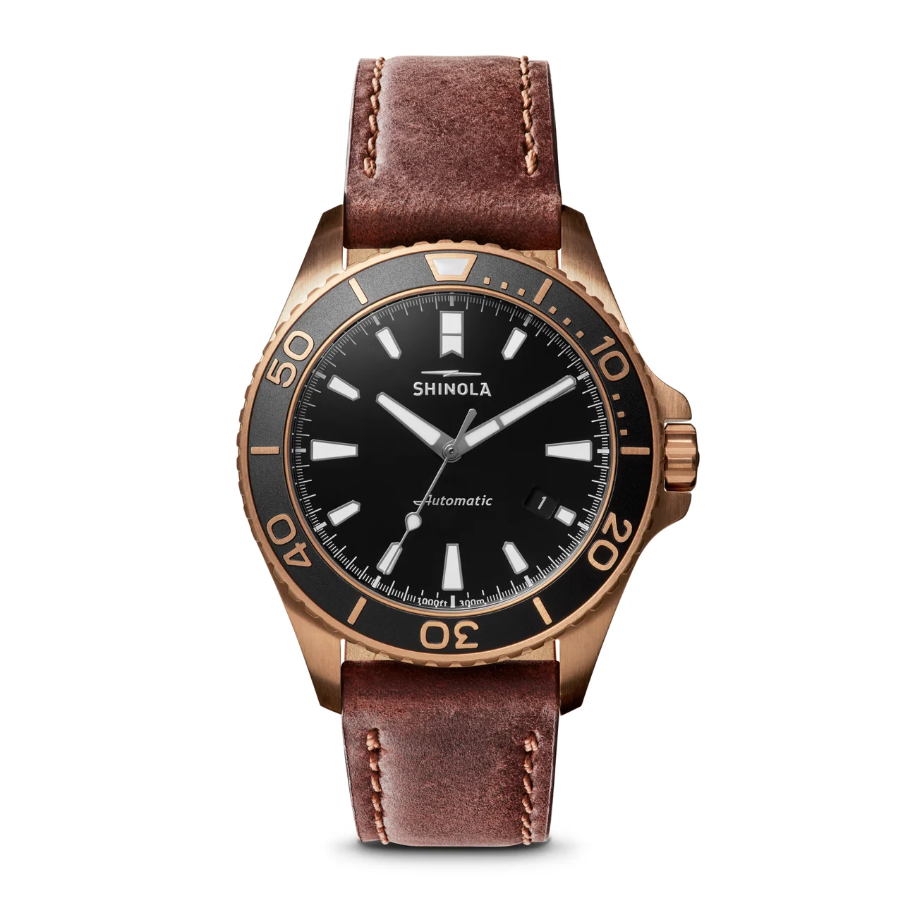 Shinola S0120161956-1-Blk-43-CHE 43 mm kol saati